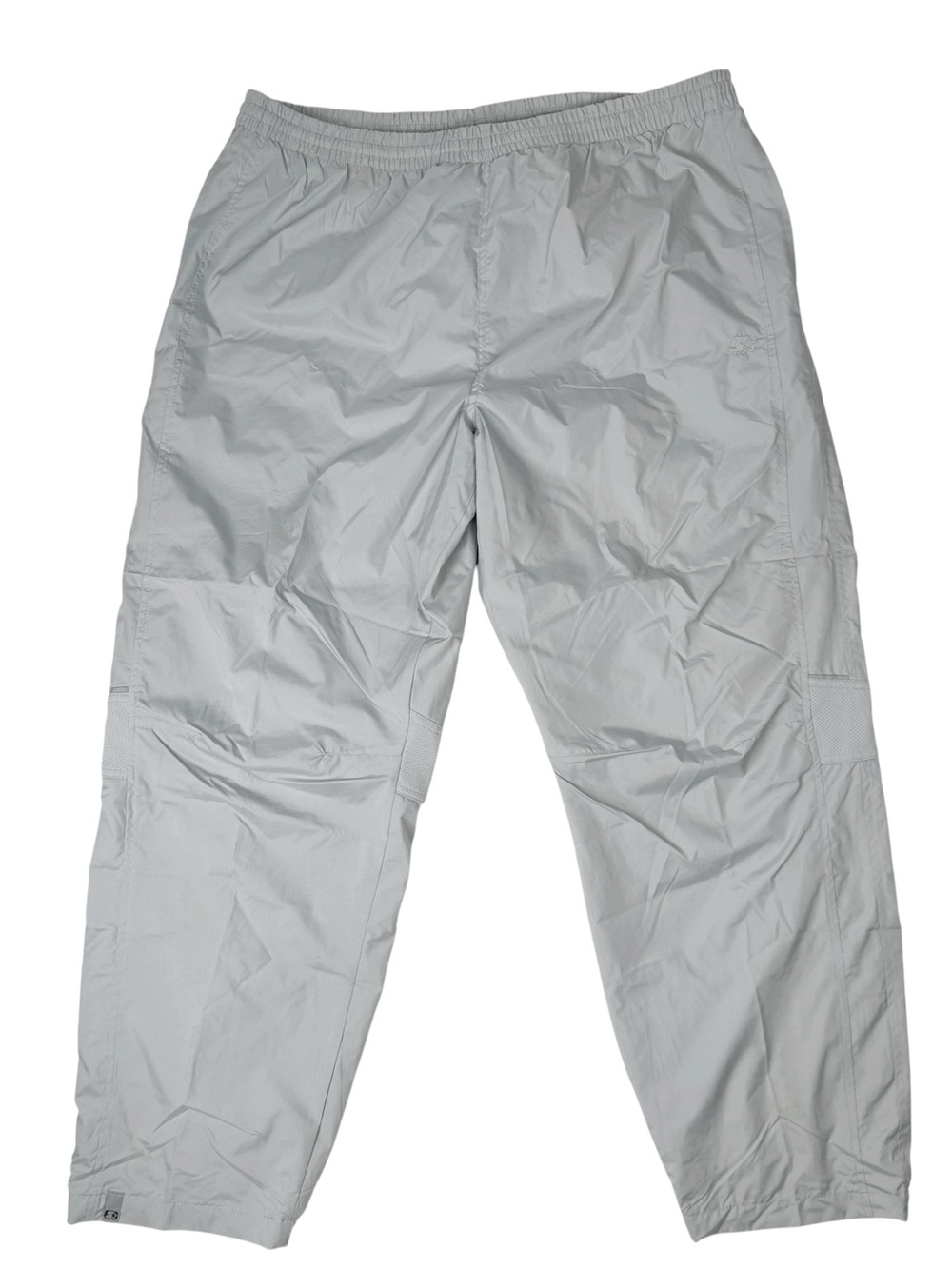 Starter Men’s XL Gray Track Pants Baggy Oversized Windbreaker Mesh Lined Y2K